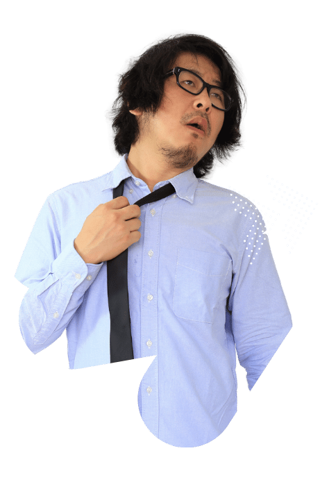 tired business man in blue button shirt pulls at tie needs help with the best workload automation job scheduler alternatives rmt robert mark technologies